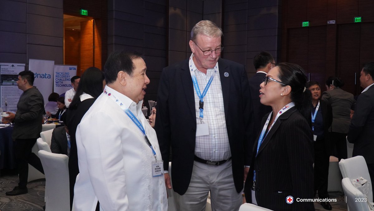 philredcross's tweet photo. Philippine Red Cross Chairman/CEO @DickGordonDG underscores importance of speed at the #2023AviationSummit.
PRC Chairman Dick Gordon was invited at the 2023 Aviation Summit to share his insights on strengthening the role of the aviation industry in humanitarian assistance. https://t.co/fjZLjbrCH7