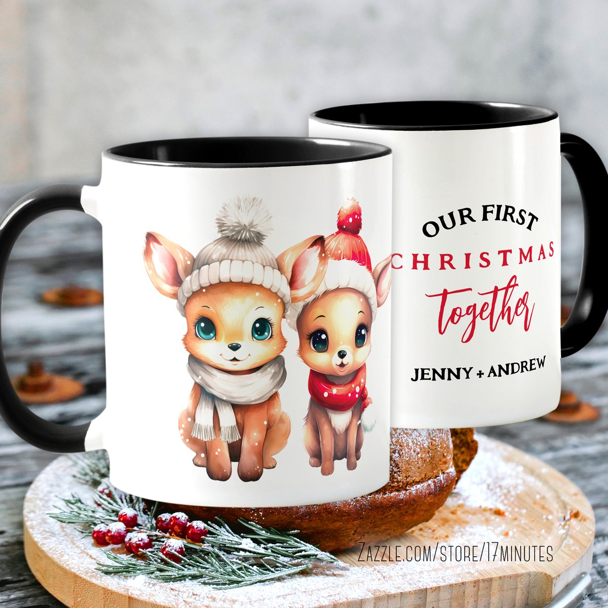 M17Minutes's tweet photo. Cute First #Christmas together #Mug > https://t.co/eEI3KuTV3L via @zazzle #firstchristmastogether #christmasmug #christmasgifts #cutechristmas #babydeer https://t.co/OzAdBFa9zY