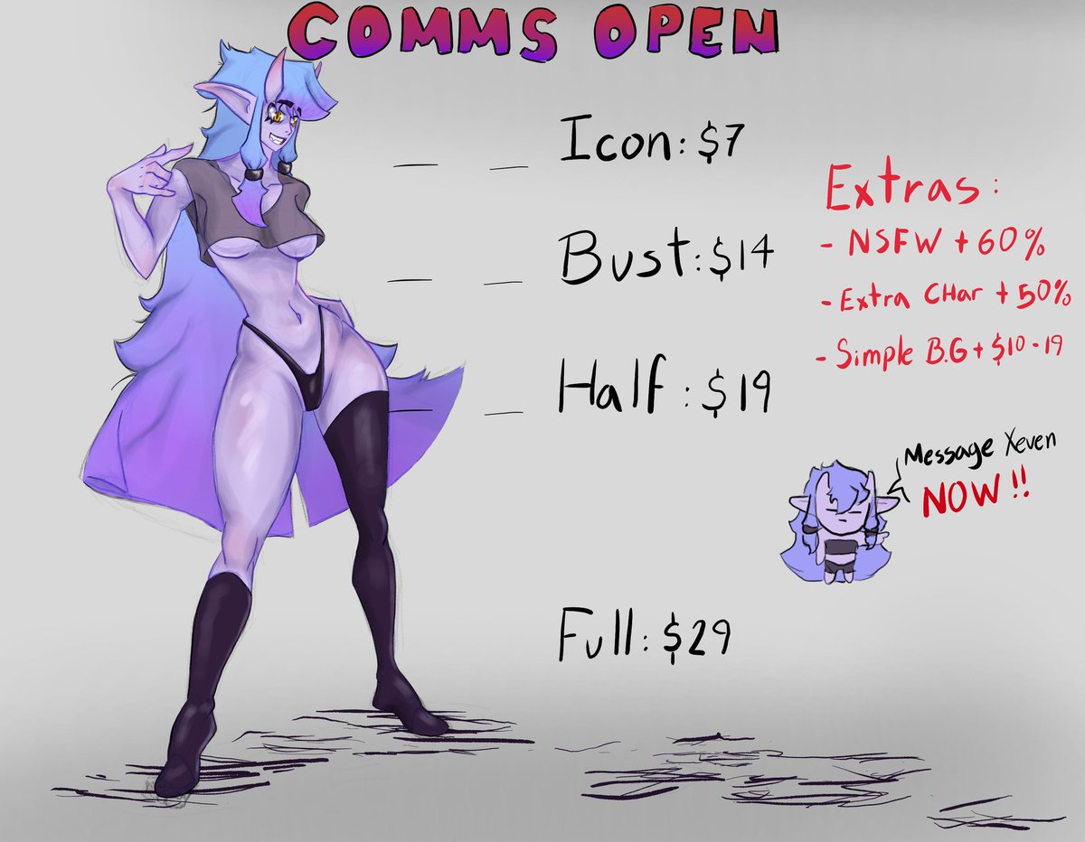 Xeven🔞 (COMMS OPEN) tweet media