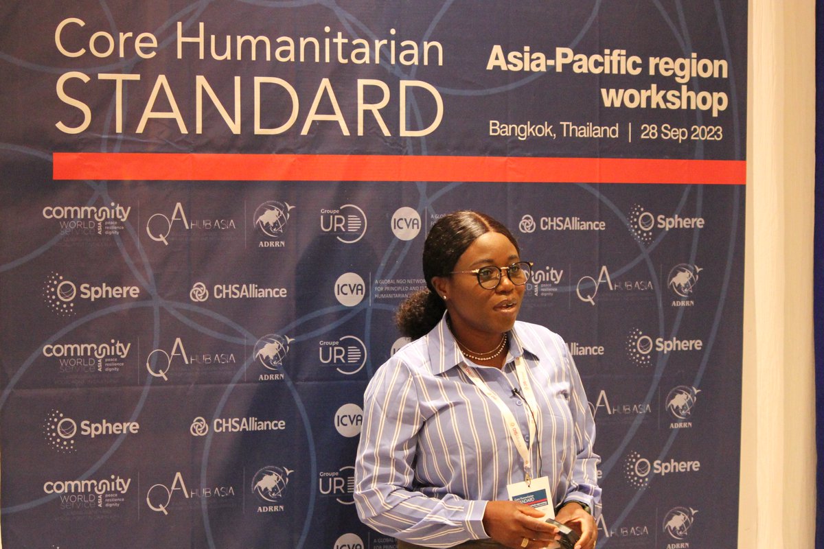 communitywsasia's tweet image. The #CHSRevision consultation in Asia-Pacific has started this morning in Bangkok. Humanitarian &amp;amp; Development actors and other key stakeholders from the region have joined to help #ShapeTheCHS
@CHS_Alliance @SpherePro