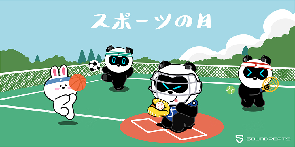 SOUNDPEATS_JP's tweet image. 今日は #スポーツの日 🏀⚽⚾🎾

体を動かしたくなる季節到来！

#PEATS
#ピーツ