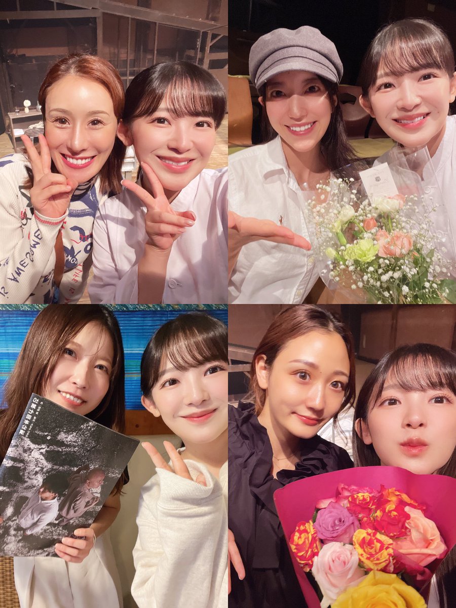 舞台『象』大好きな人達が観に来てくれています。本当にありがとうございます🩷

以前共演した長田さんはこの種の演劇の畑の方なのです。分かりやすく解釈を教えてくださりめちゃくちゃしっくりきました。初日に来て欲しかった🥲

残すところ本日の夜公演を入れて4公演のみ。ぜひザムザ阿佐ヶ谷でお待ちしております。😌　#象2023