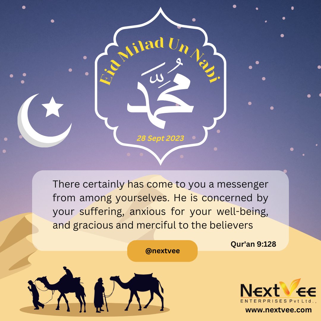 Nextveesocial's tweet photo. Happy Eid e Milad un Nabi 2023
#miladunnabi https://t.co/O5aVt0sY3y