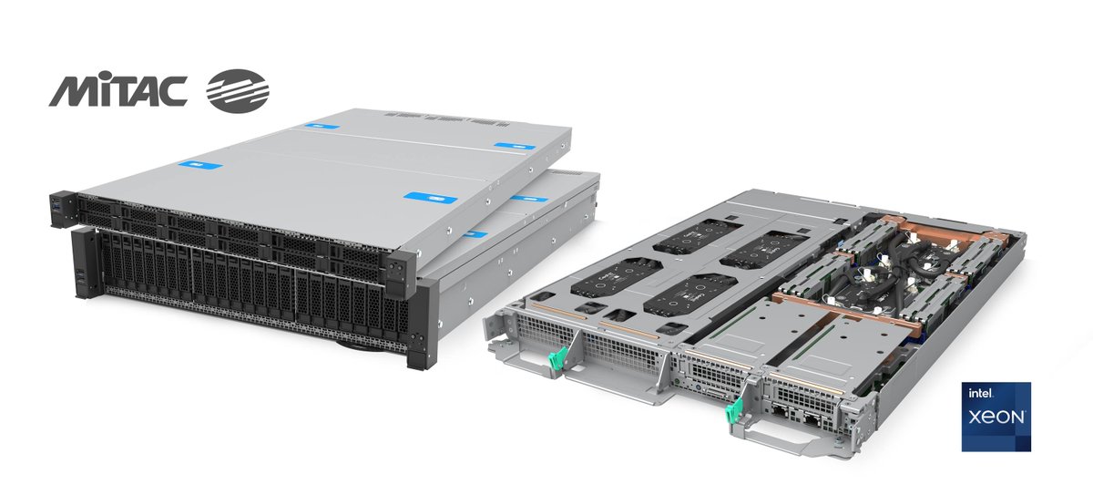 MiTACJAPAN's tweet photo. #PressRelease MiTAC to showcase cloud and datacenter solutions, empowering AI at Intel Innovation 2023 https://t.co/Qlia9R84aM... #intelinnovation #AI #datacenter #IntelServer https://t.co/PY7L2WxVQf