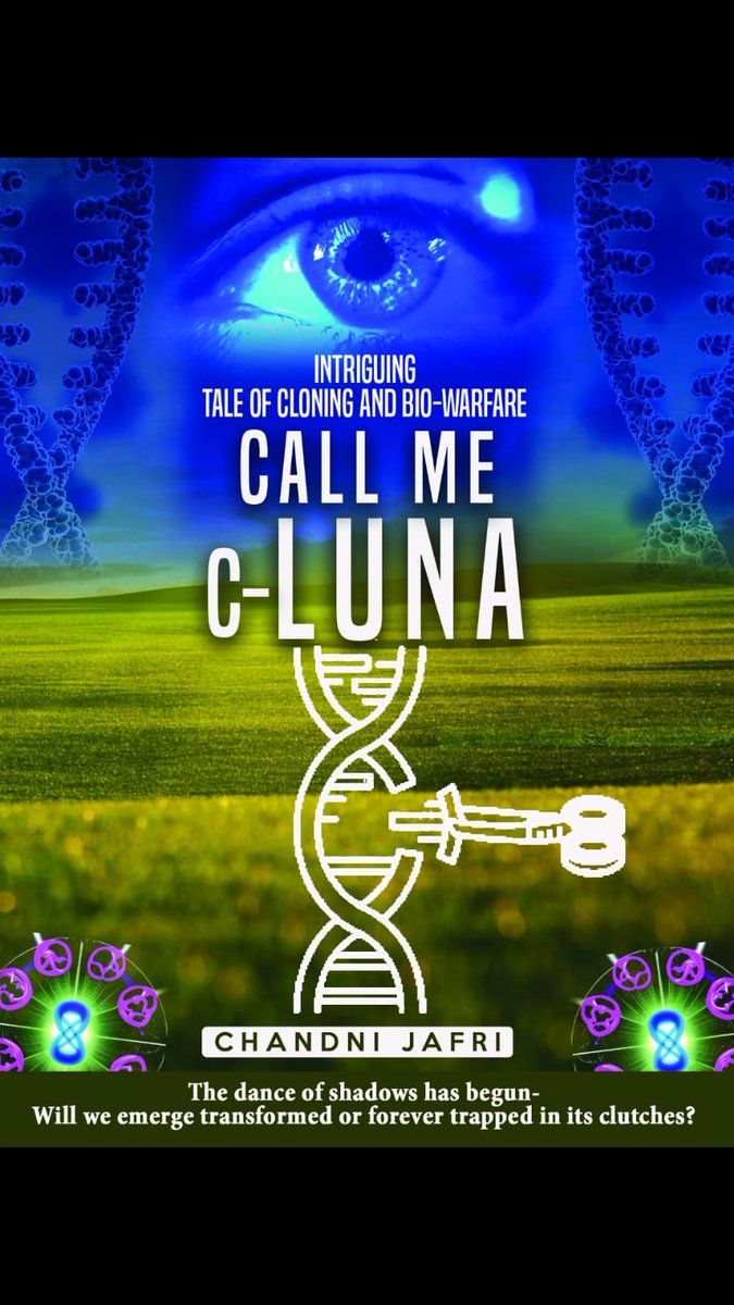 SLSVIndia's tweet photo. Call me C-Luna
Intriguing Tale of Cloning and Bio-warfare
The Dance of Shadows has begun-Will we emerge transformed or forever trapped in its clutches?
Amazon link- https://t.co/KQ9YJnH25K
#Cluna #CallmeCLuna #cloning #cloningcows #chandnijafri #booklaunch #booklaunching https://t.co/owjjiWGPcC