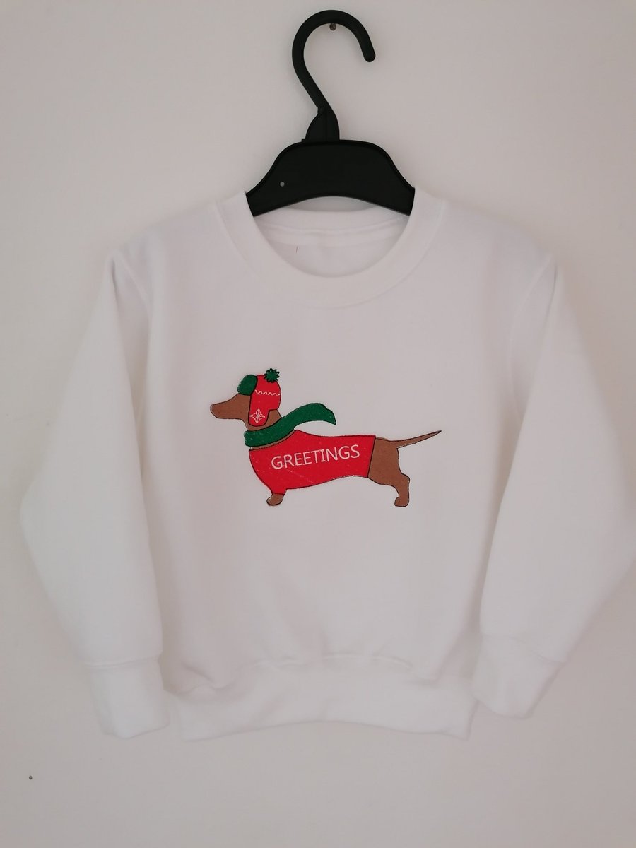 It's never too early...
#christmasjumper #sausagedog #etsyshopuk #dachshund