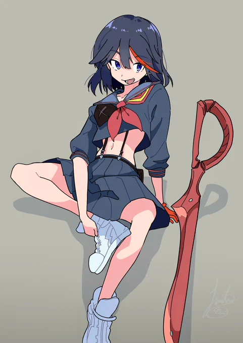 流子ちゃん( ˘ω˘ )#イラスト 