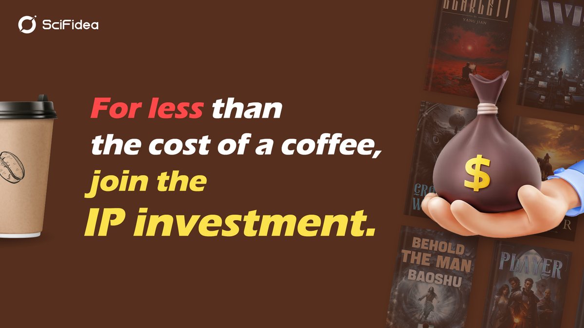 🌻 Seize this unprecedented opportunity!!!

☕️ You can get access to the tremendous IP wave within a cost less than a cup of coffee.

💰 Each subscription stands for your owned share of this book IP.

💥 Check out here to know more &amp; subscribe: scifidea.org

#SF