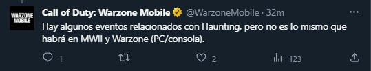 Tendremos evento en WZM pero no será lo mismo que en MWII y Warzone de consolas/PC

#WarzoneMobile