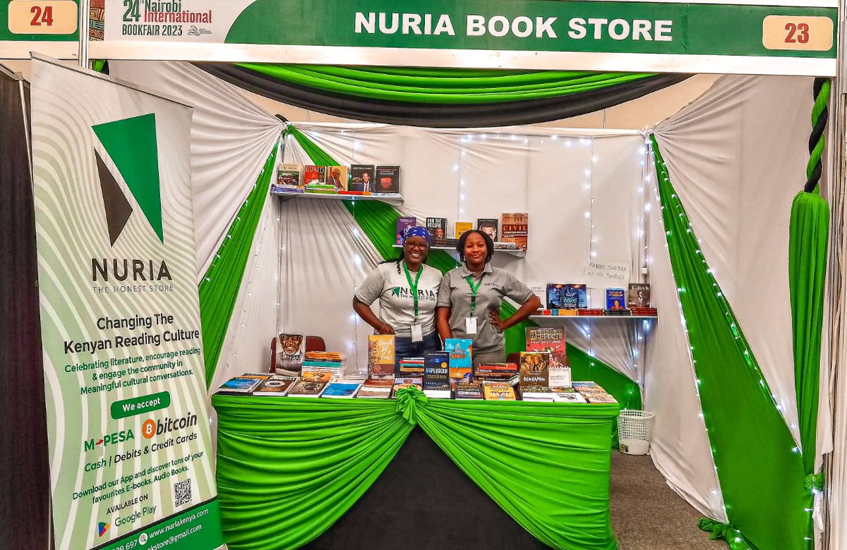Doors are open for Day 2 of Nairobi International Book fair  Stacks upon stacks of great reads are waiting for you at our booth.

Which reads are you looking forward to taking home this weekend?

Visit our both for amazing reads.