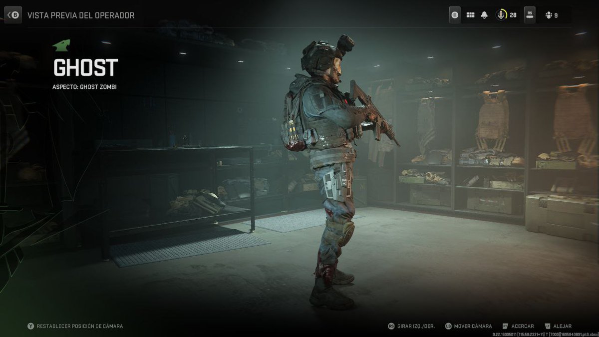 Warzone_M's tweet photo. Viztaso a la skin de reserva del MW3, siendo esta vez la skin del ghost zombie

~Sayrax

#WarzoneMobile https://t.co/akQ4LiMxLv