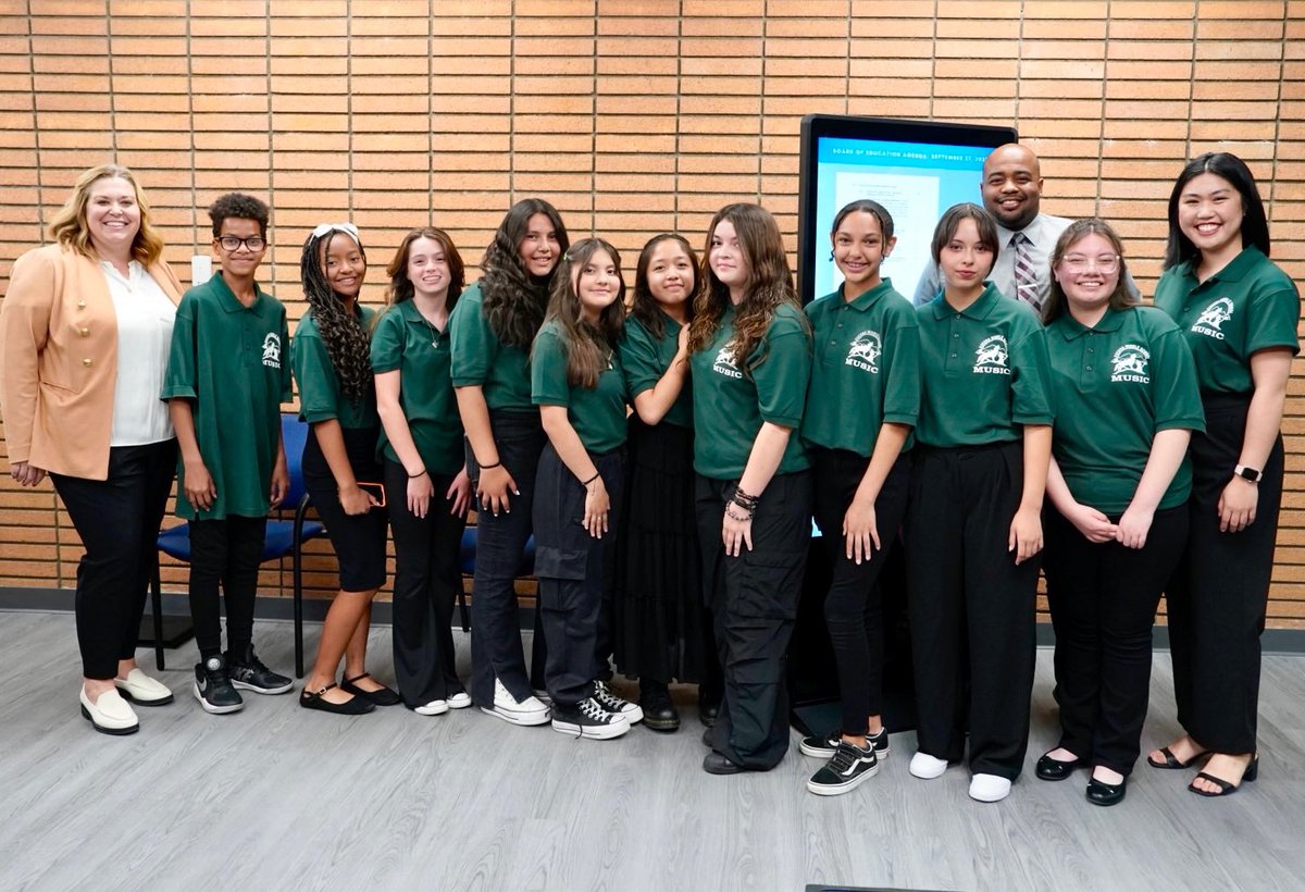The Coyotes create harmonious sounds! 🎶🐺

The <a href="/KuceraCoyotes/">Kucera Middle School</a> choir, led by Ms. Hillary Ngo, led off Wednesday’s Board of Education Meeting with a wonderful performance of “Everlasting Melody.” These students rocked it!