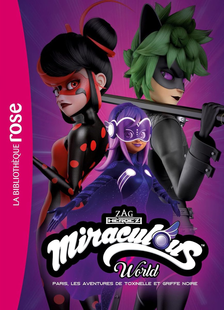 mlblatinoa's tweet photo. Portada de la novela oficial de “#MiraculousWorld: Paris, las aventuras de Shadybug y Claw Noir”, que se estrenará el sábado, 21 DE OCTUBRE.

#Miraculous #MLB #MiraculousLadybug #MiraculousParis #MiraculousWorld #MiraculousNews #MiraculousSpoilers #Shadybug #ClawNoir https://t.co/4HfI9Po1Rw