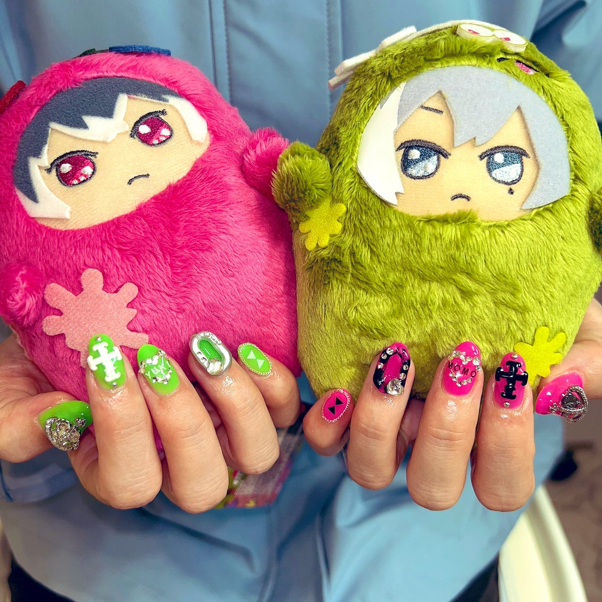 acroA_AIMI's tweet photo. いぬななちゃんにまたネイルしてもらいました！！
天才すぎる、なんでこんなに理想以上のネイルしてくれるの…

 #アイナナネイル  #アイナナ https://t.co/vvGxuZIEO9
