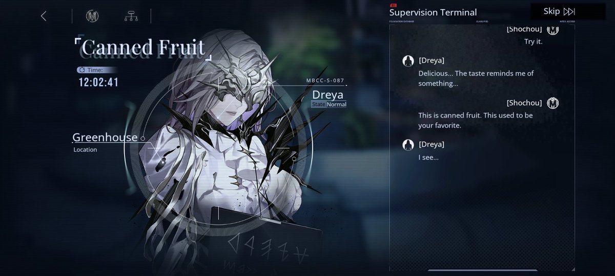 N65Wolf's tweet image. I too want to share a can of peaches with dreya... 🥺 #PathtoNowhere #dreya