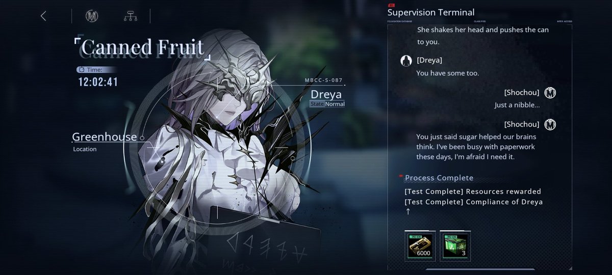 N65Wolf's tweet image. I too want to share a can of peaches with dreya... 🥺 #PathtoNowhere #dreya
