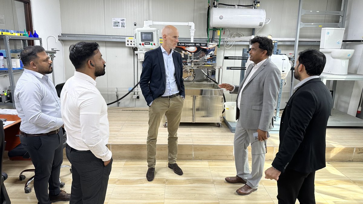 WimpeyLab's tweet photo. Honored to host Mr. Sebastien Dannaud, CEO of Cotecna Inspection, and Mr. Dattatraya Desai, CFO - South Asia and Middle East, at Wimpey Labs during Safety Week in the presence of Managing Director Dr. Chandrajith. Congrats to our creative team for their dedication to safety! https://t.co/kNebtXhqR8