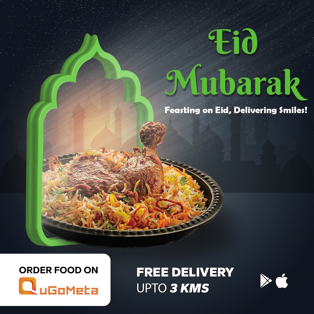 qugometa's tweet photo. Eid Mubarak from QuGoMeta! 🌙👐😍😇

We're honoured to be part of your Eid celebrations, ensuring that your favourite dishes reach your doorstep. May this Eid bring you happiness, unity, and culinary delights.

#eidemilad #madina #eid #aalahazrat #eidemiladunnabi https://t.co/jGob4aTj1O