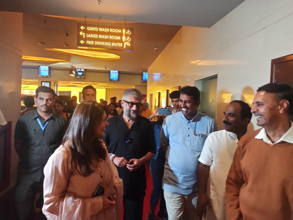 rajeshpadmar's tweet photo. THE VACCINE WAR, an inspirational movie. Congratulations and  Best Wishes to Director Vivek Ranjan Agnihotri  @vivekagnihotri, Producer Smt Pallavi Joshi @i_ambuddha and team. Watch with friends. #TheVaccineWar https://t.co/A0o25NZf9Z
