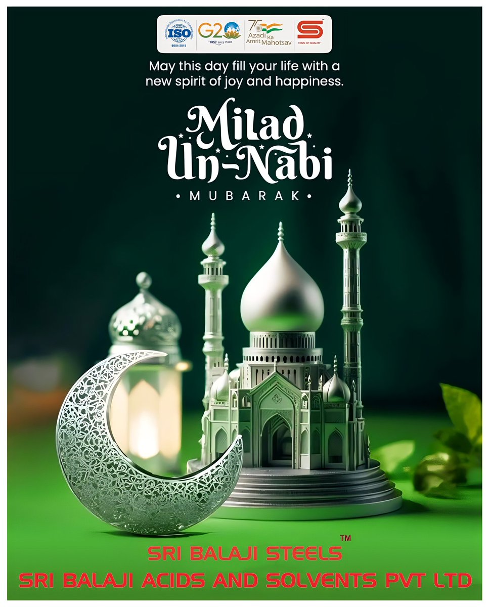 In the spirit of unity and strength, we wish you a blessed Milad un Nabi! 

#MiladMubarak #BuildingTogether #MiladUnNabi #Strength