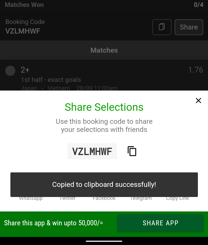 Racovelly's tweet photo. 1st half Exact goals💥💥💥💥💥
76k loading 💯💯💯
Guys mukikosa hii mutakuwa mutupa bahati 🔥🔥🔥🔥
A slip from my good friend 🤑🤑🤑🤑🤑
Am sure you will have a strong lunch 💰💰💰💰💰
https://t.co/vTCYqpuEI8 https://t.co/PaHpd5t03m