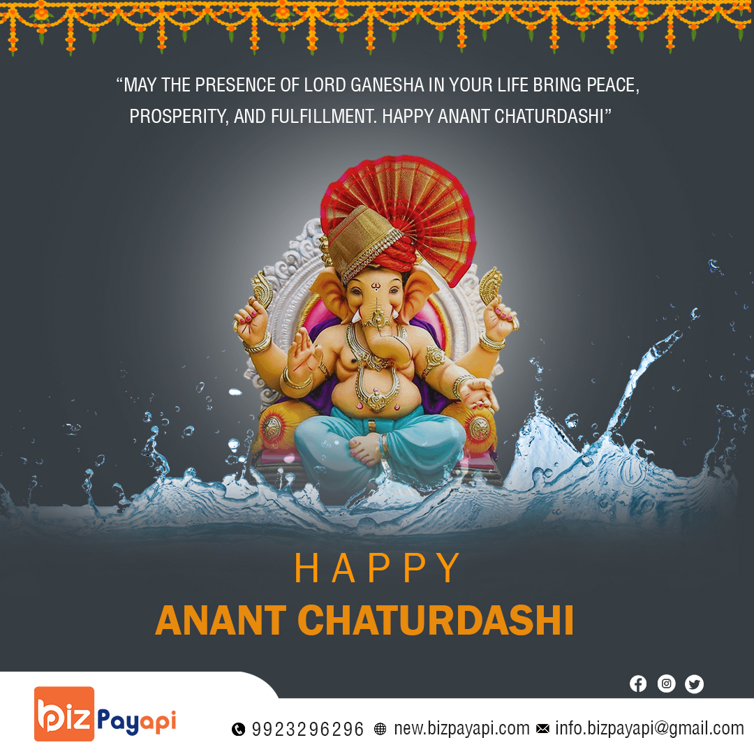 BizpayApi's tweet image. #anantchaturdarshi  #happyanantchaturdarshi #anantchaturdashi2023