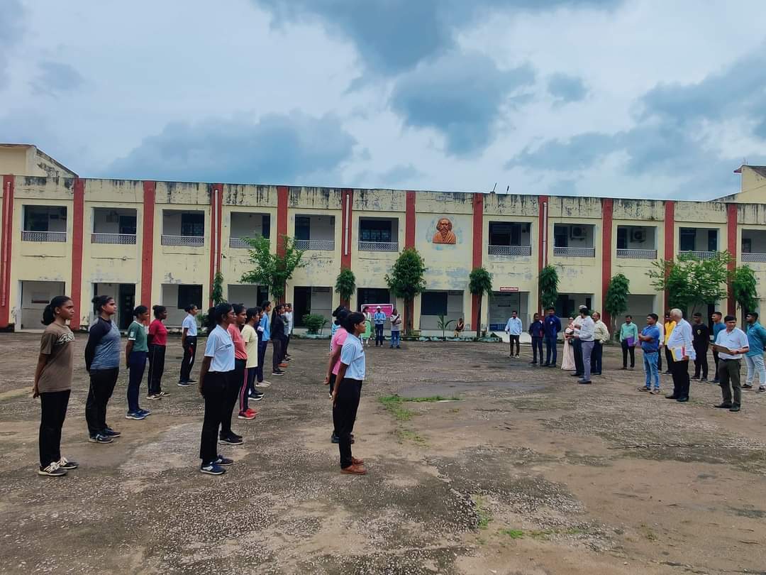 nssdmvrjn's tweet photo. The Pre RDC 2023 Selection  was held on September 21, 2023, at Kalyan College, Bhilai, which is jointly organized by @nsshcyuCG 
@nssdmvrjn  के 3 स्वयंसेवी भी हुए सम्मिलित। 
#prerdselection #prerd2023 
@NSSRDBhopal @NssChhattisgarh @NeetaBajpai5 @ianuragthakur @Rajkumarnss https://t.co/Dllmle6WU7