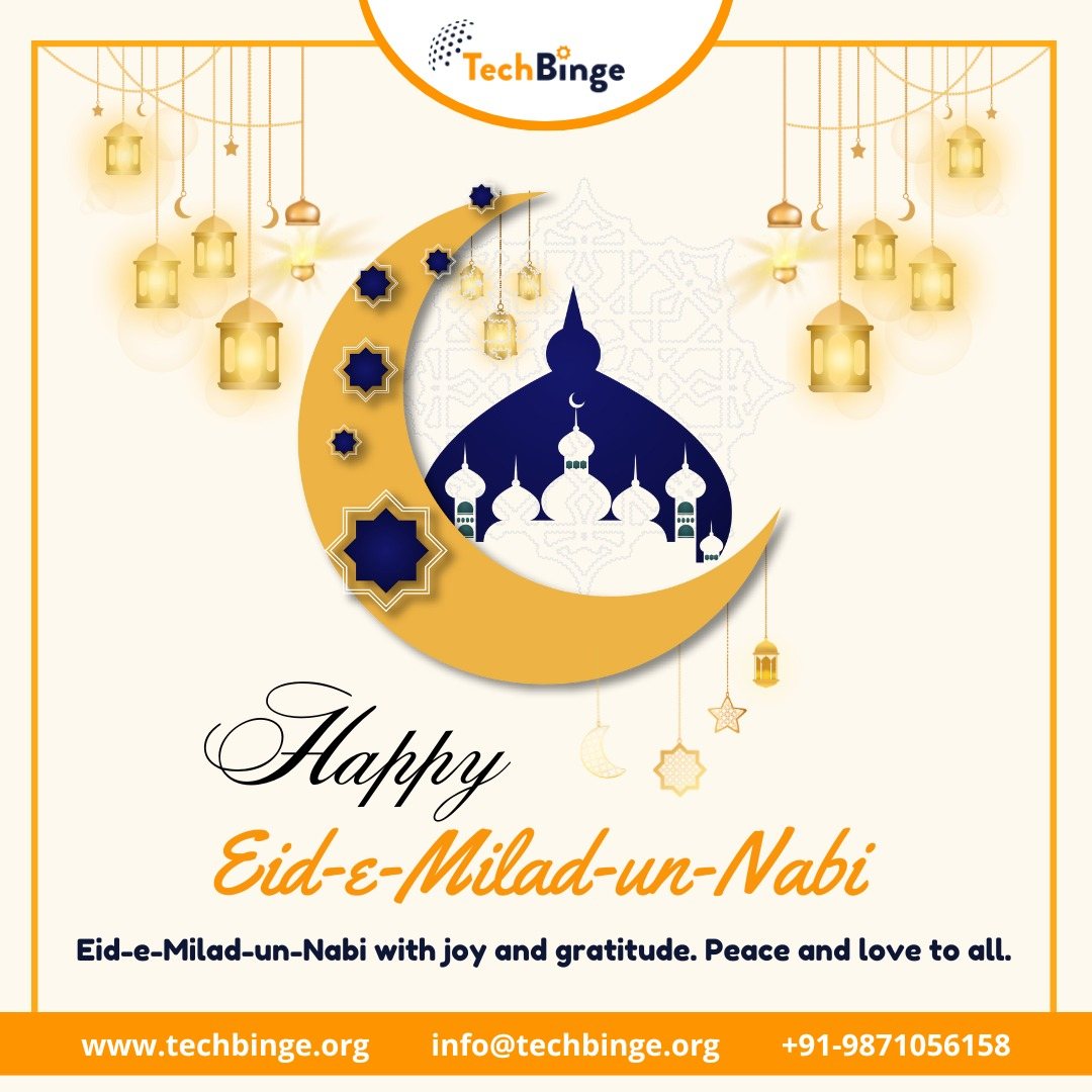 Celebrating the birth of Prophet Muhammad (peace be upon him), a source of inspiration and compassion for the world. Eid Milad un Nabi Mubarak!

Eidmiladunnabi#prophetmuhammad#peaceandblessings#techbinge#islamicfestival#blessedeid#prophetmohammed#eidcelebrations#eidmubarak