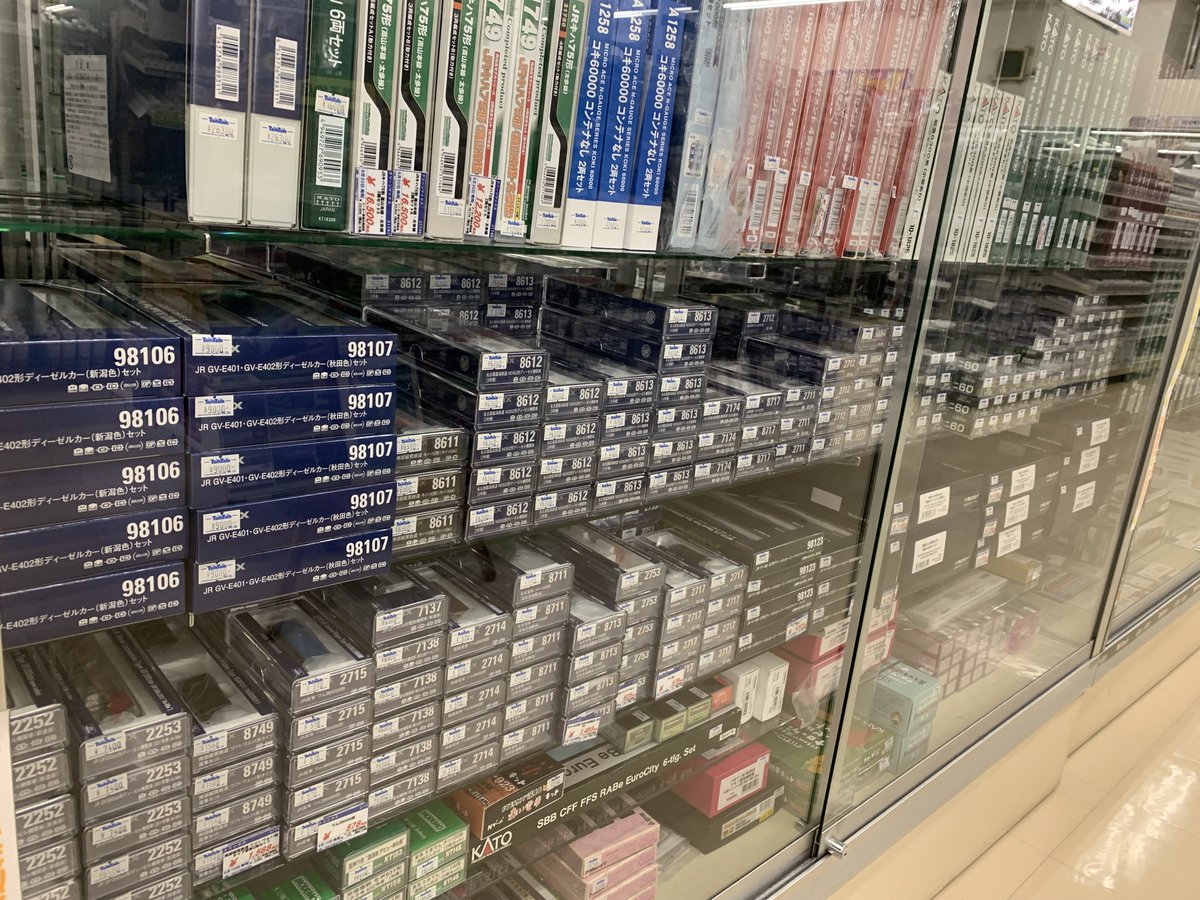 tamtamnagoya's tweet photo. 【鉄道模型】
KATO、TOMIX新商品絶賛販売中です!!
まだまだ在庫は沢山ございますので、ご来店お待ちしております!!
＃鉄道模型
#KATO
＃TOMOX https://t.co/etb0w3IFC9