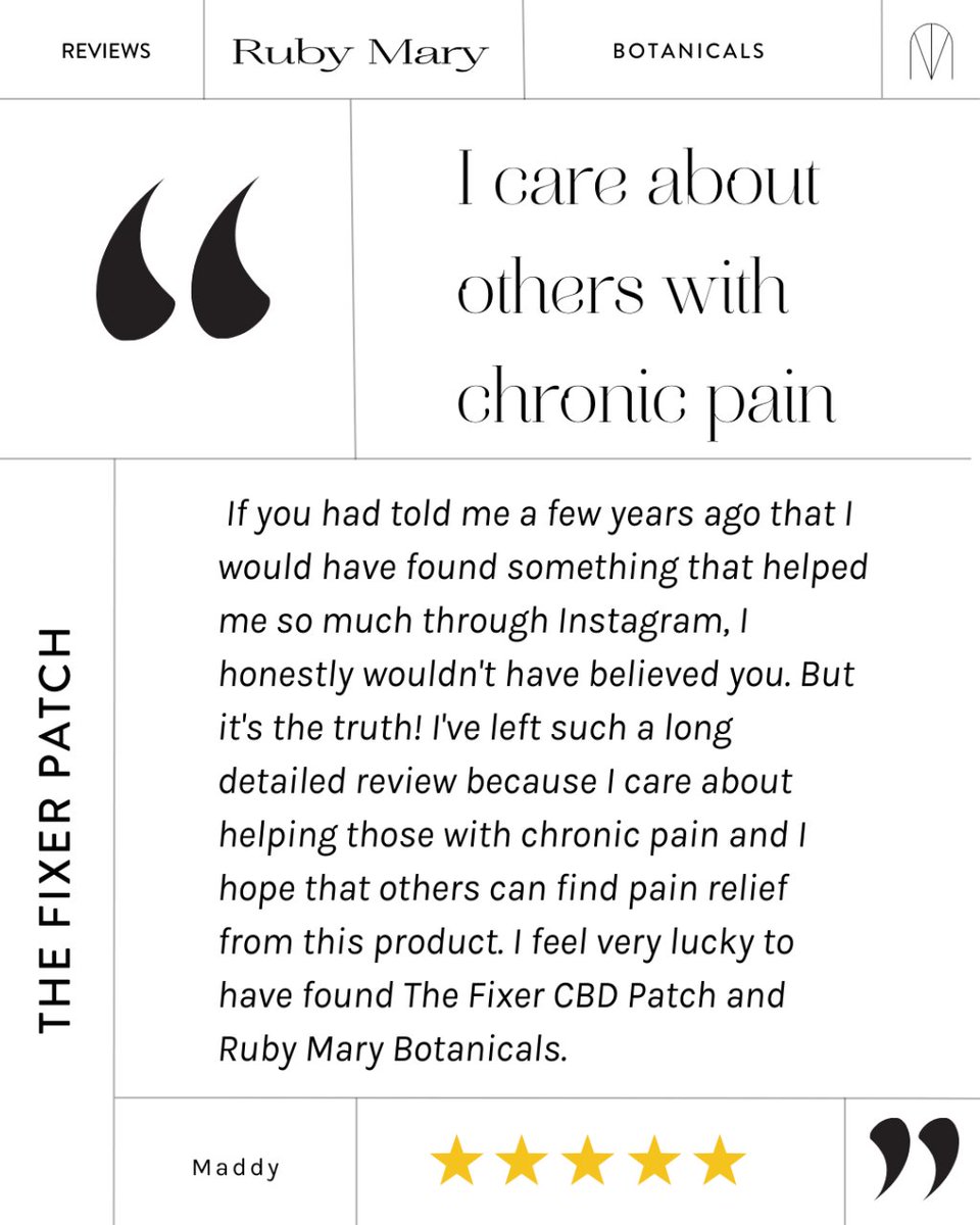 RubyMaryBotanic's tweet image. We are just so thrilled that Maddy is feeling some relief from chronic pain. 
And did we mention how much this photo put a smile on our faces!

Ruby Mary xoxo

#chronicpain #patches #cbdpatch