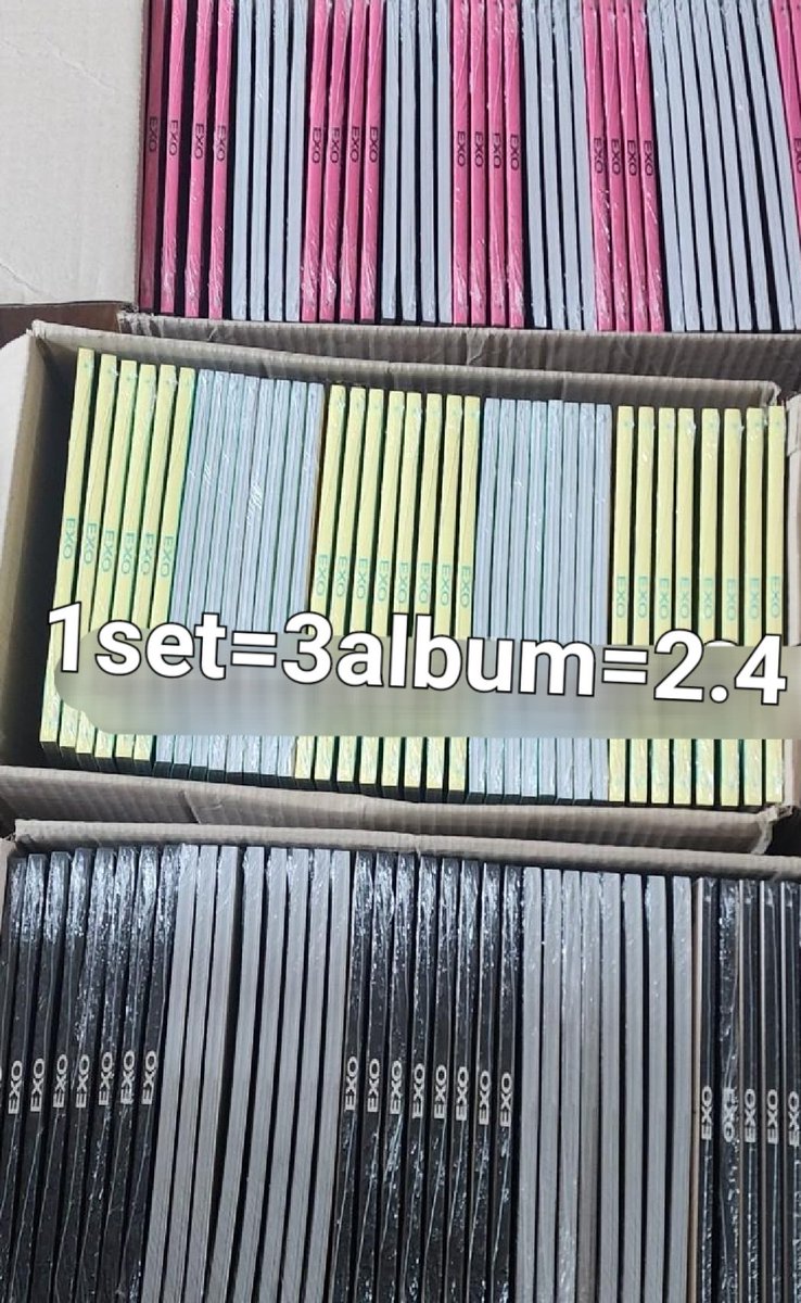 doyyang1's tweet photo. 엑소 미개봉 앨범 양도
Exo unopend album sell

+shipping fee
1set =3album=2.4

Makestar  ktwon4u soundwave applemusic interaisa kpopmerch 메이크스타 세훈 케타포 케이타운포유 사운드웨이브 애플뮤직 인터아시아 케이팝머치 pob  디오 경수 카이 종대  찬열 xiumin suho lay  수호 https://t.co/tV4shNgTYv