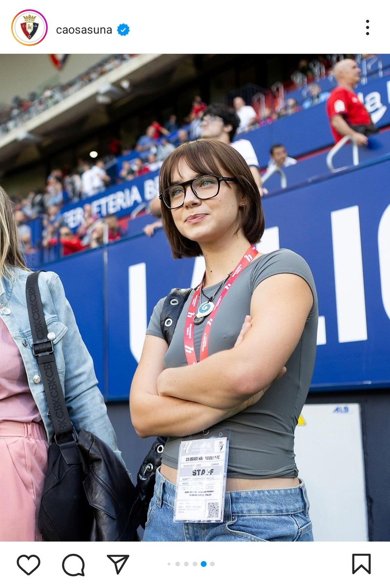 tkzwgrs's tweet photo. ノーブラでサッカー観戦した女優が激怒「みな試合ではなく私の胸の話ばかりしていてウンザリ」@スペイン
https://t.co/5QAVmSjLEY
▼主な反応
・これは試合どころじゃない
・インスタフォロワー400万人すげえ
・ただただ、感謝
・日本でもノーブラ流行らんかな
・ラ・リーガじゃなくてチ・クービじゃん https://t.co/xPfLimKSMJ