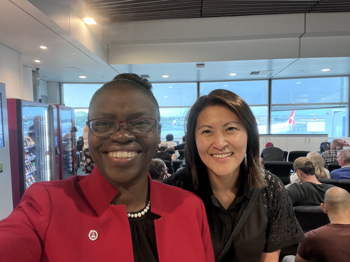 Toyin Tofade (@acphsprez) on Twitter photo Waiting for the domestic flight after a Brisbane storm ⛈️ with <a href="/lynn_cheong/">Lynn Cheong</a> . Safe travels back everyone 🙏🏽💕🤩 Waiting for the domestic flight after a Brisbane storm ⛈️ with <a href="/lynn_cheong/">Lynn Cheong</a> . Safe travels back everyone 🙏🏽💕🤩