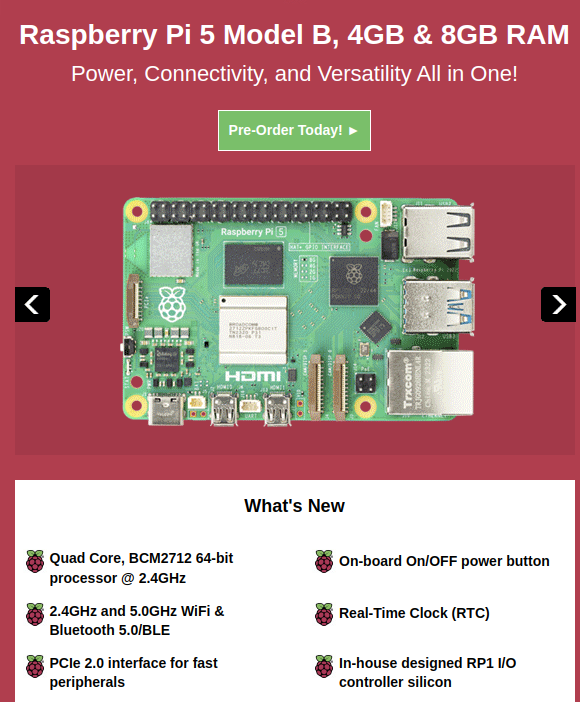 nixcraft's tweet image. Raspberry Pi 5 Model B, 4GB &amp;amp; 8GB RAM specs leaked tech-knowhow.com/2023/09/rasper… #linux #raspberrypi