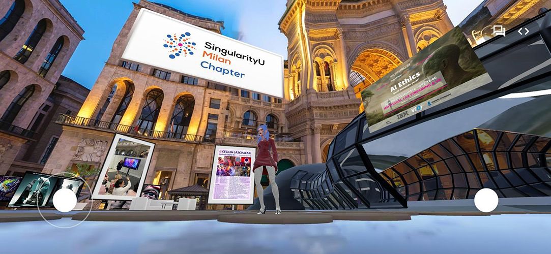 Cecy6Dof's tweet photo. I was invited to exhibit some of my #AI #artworks at the #Gallery of the #SingularityU #Milan #Chapter, inside @Spatial_io
The gallery is already visible at this link: https://t.co/XZORoZnWY3 (go now!)
The #inauguration will be held Thursday 28 September 2023, at 5.30pm CEST https://t.co/Am1Laz5NYx