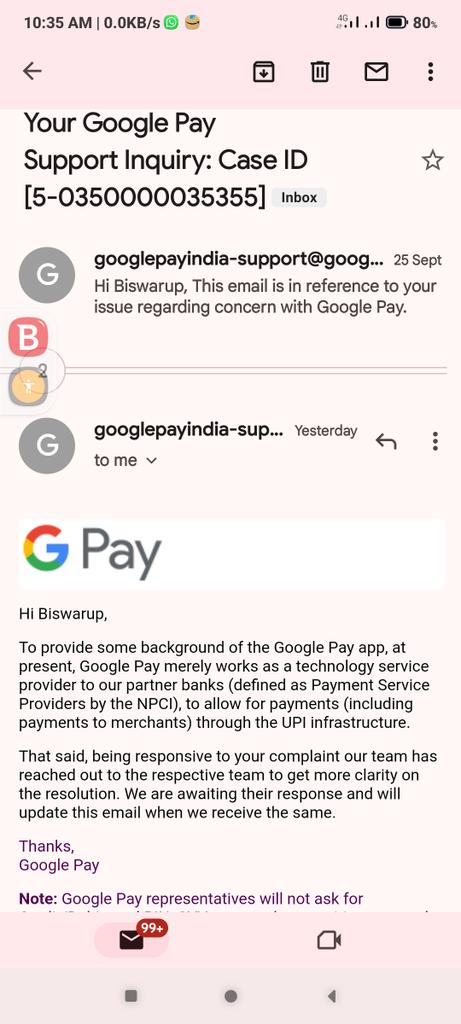 BISWARUPBOSE's tweet photo. @JustHerbsIndia very happy to see that at least google pay also takes necessary action after investigating this case. I wish @jagograhakjago also take proper step regarding this sophisticated way of phising. They collect customer money after that release some old customers inv. https://t.co/0E5gXePp96