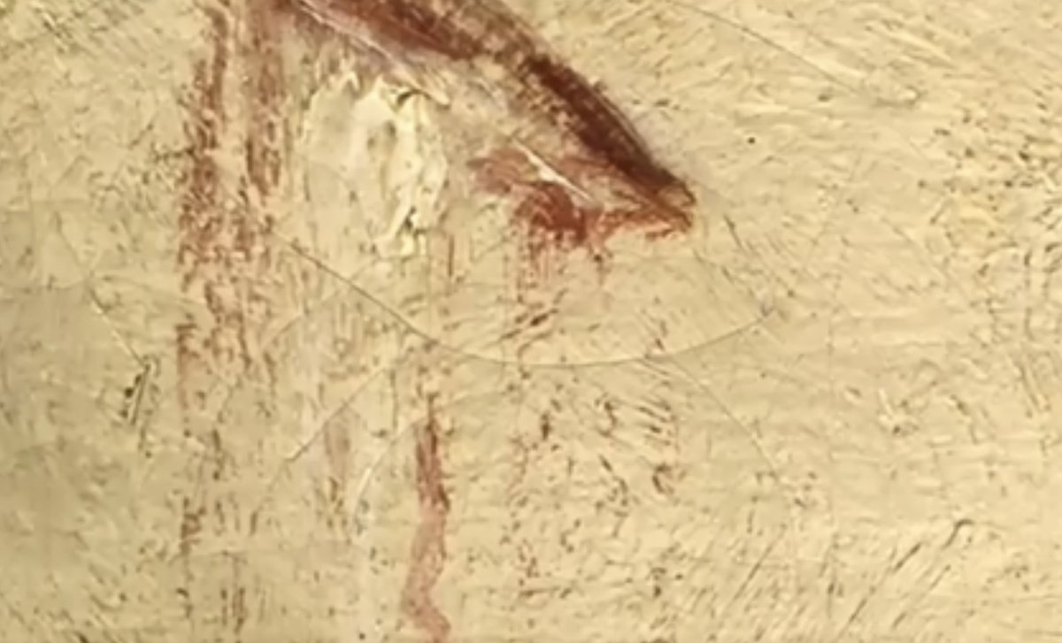 #ApasionArte365
San Juan, en su Evangelio (capítulo 19; versículo 34), nos dice : "Pero uno de los soldados le traspasó el costado con una lanza, y al momento salió SANGRE y AGUA". Y Velázquez REPRESENTA AMBOS FLUIDOS en su famoso "Cristo crucificado" del <a href="/museodelprado/">Museo del Prado</a>. 
GENIAL.