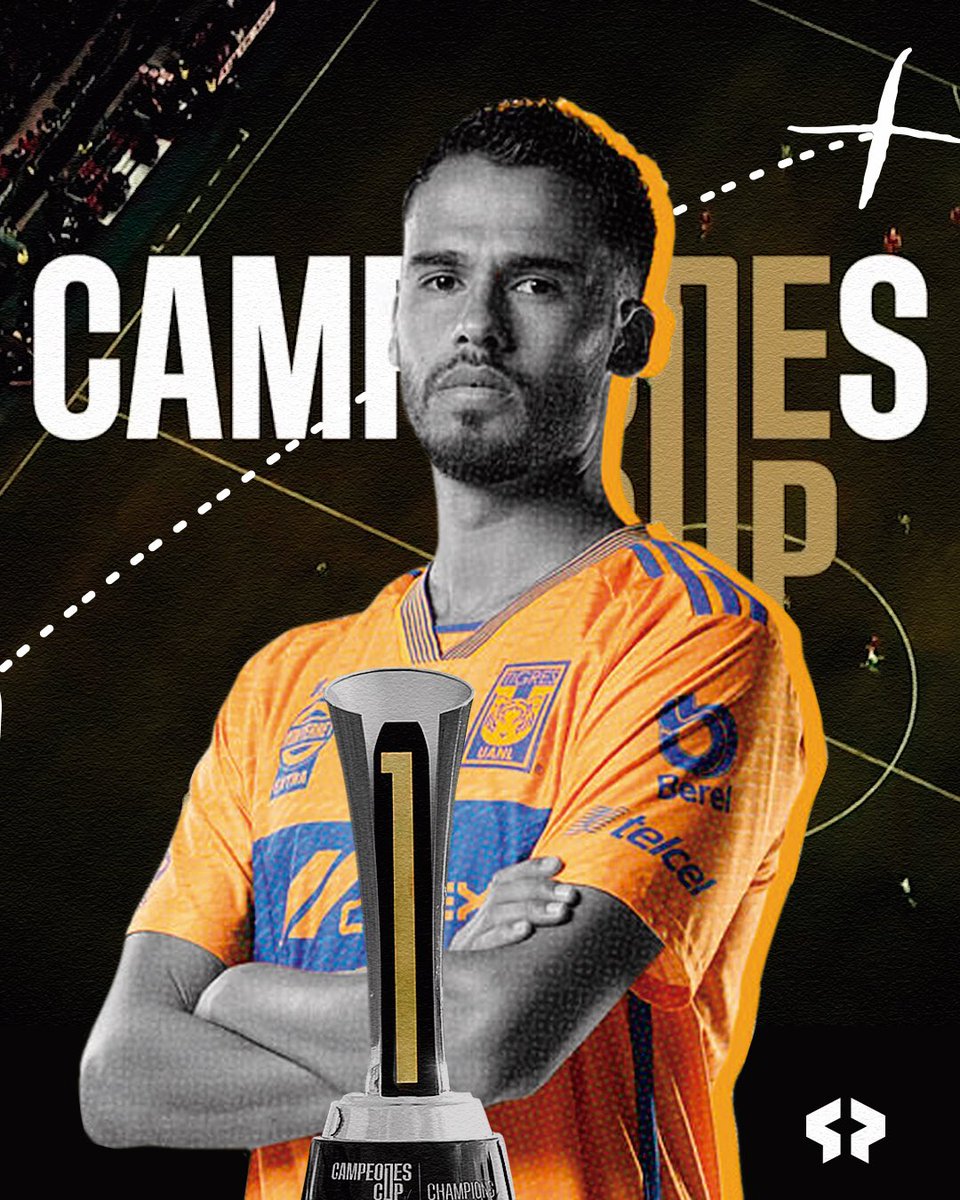 StayPro's tweet photo. ¡CAMPEONES DE LA @CampeonesCup! 🐯🏆

¡Felicitamos a nuestro talento @diegoreyes y al @TigresOficial por conseguir el campeonato de la #CampeonesCup2023 👏⚽️

#StayProud 🔥 https://t.co/z7EtiNHzk8