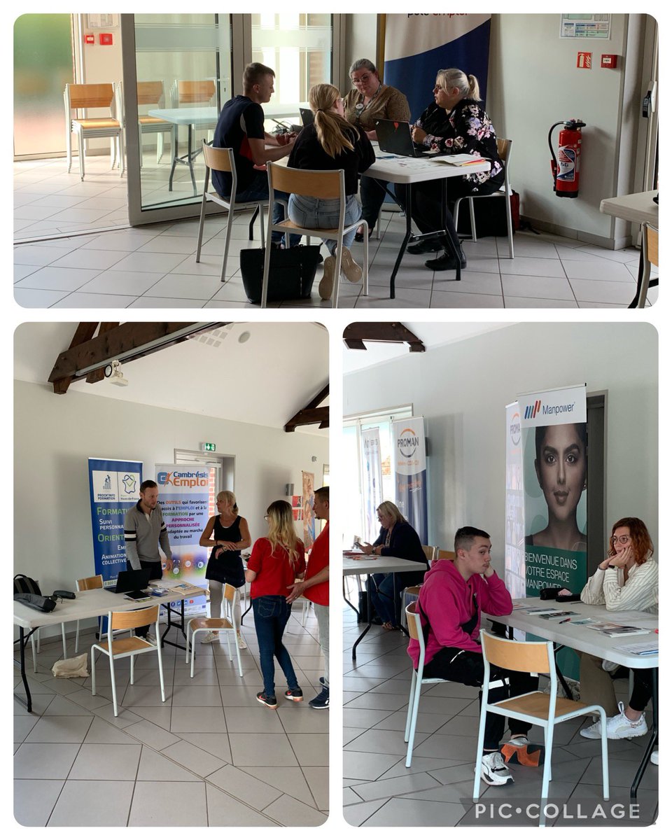 Hier le Rural Job Tour a réuni les partenaires de l’emploi, la CA2C et des entreprises :🙏Abeilles intérim, Aril intérim, Adecco, Morgan, Manpower, l’APAJH..à la rencontre des clarysiens 2️⃣0️⃣entretiens 🎯des parcours de retour vers l’emploi qui seront  réussis 😁