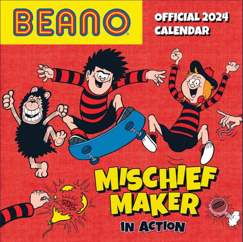 I've added the 2024 @BeanoOfficial calendar to my guide to collecting Beano & Dandy calendars - there are a lot to collect so good luck tracking them all down

boysadventurecomics.blogspot.com/2023/09/update…

#comics #Beano #TheDandy #DesperateDan #Gnasher #MinnieTheMinx