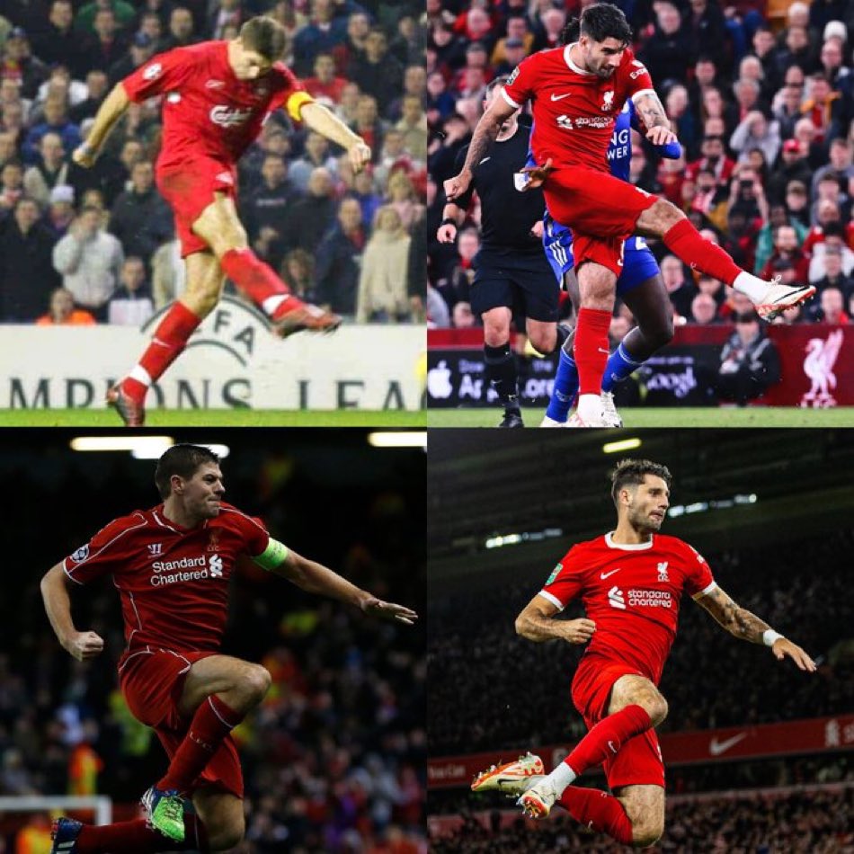 idextratime's tweet photo. Akhirnya Liverpool menemukan ‘nomor 8’ pengganti Steven Gerrard, yang mereka cari selama ini di Dominik Szoboszlai? 🥹 https://t.co/nQyfbIDfxd