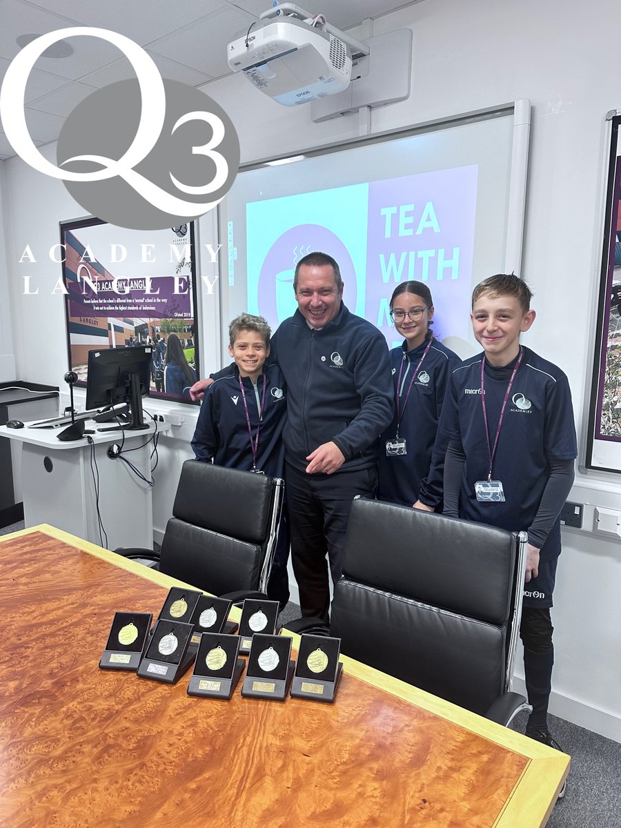 q3langley's tweet image. What great company these three swimming superstars were for a #Time4Tea @q3langley yesterday! So proud of their achievements!