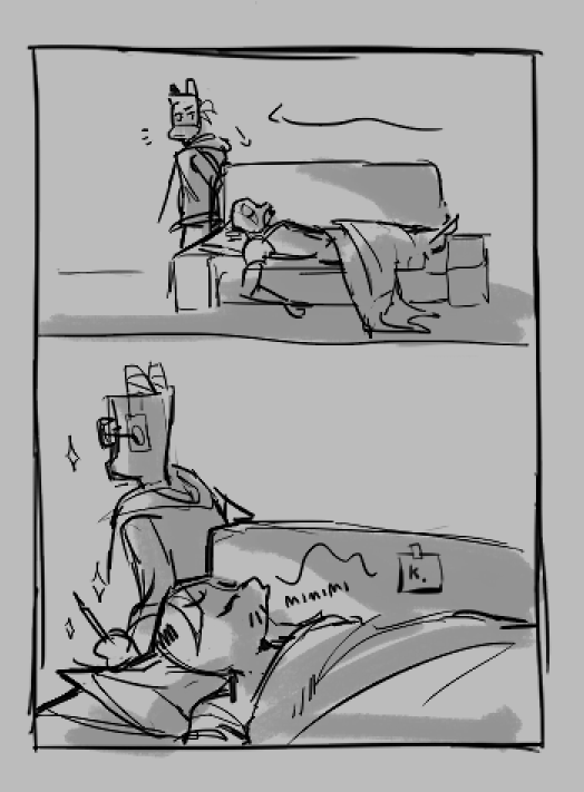 That1notedraws's tweet photo. Turtle's Treasure Au P2. It's three am and someone can't sleep. 

#donnatello #RiseoftheTMNT #donnie #RiseOfTheTeenageMutantNinjaTurtles #TMNT #tmntau #TeenageMutantNinjaTurtles #comic #SaveRiseoftheTMNT #SaveRiseofTMNT https://t.co/LbpAZwbkwA