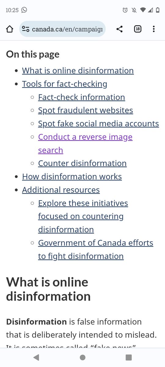 An excellent and credible source of information abt Misinformation n/or Disinformation. 
How to identify and deal with it. 
How to protect yourself and others falling into this trap. 
Use the 👇 link,
canada.ca/en/campaign/on…
#Misinformation
#disinformation 
#onlinefrauds