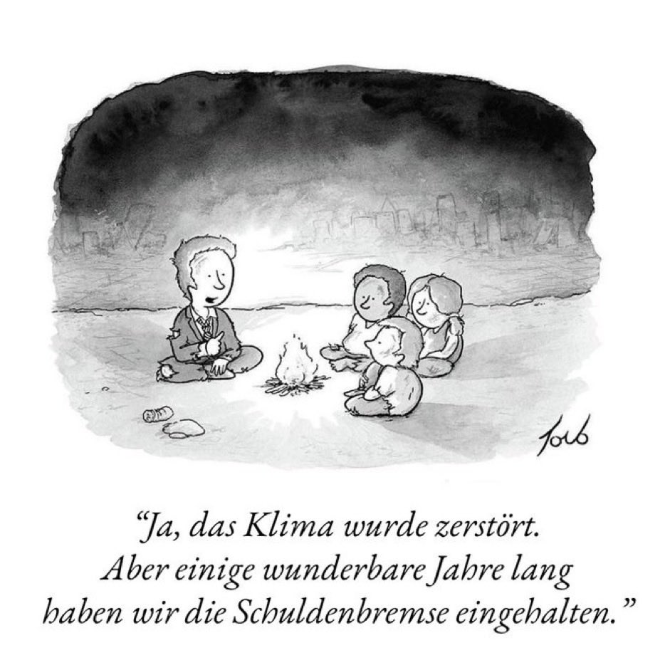 Guten Morgen, liebe Bundesregierung, und immer schön an die Zukunft denken.