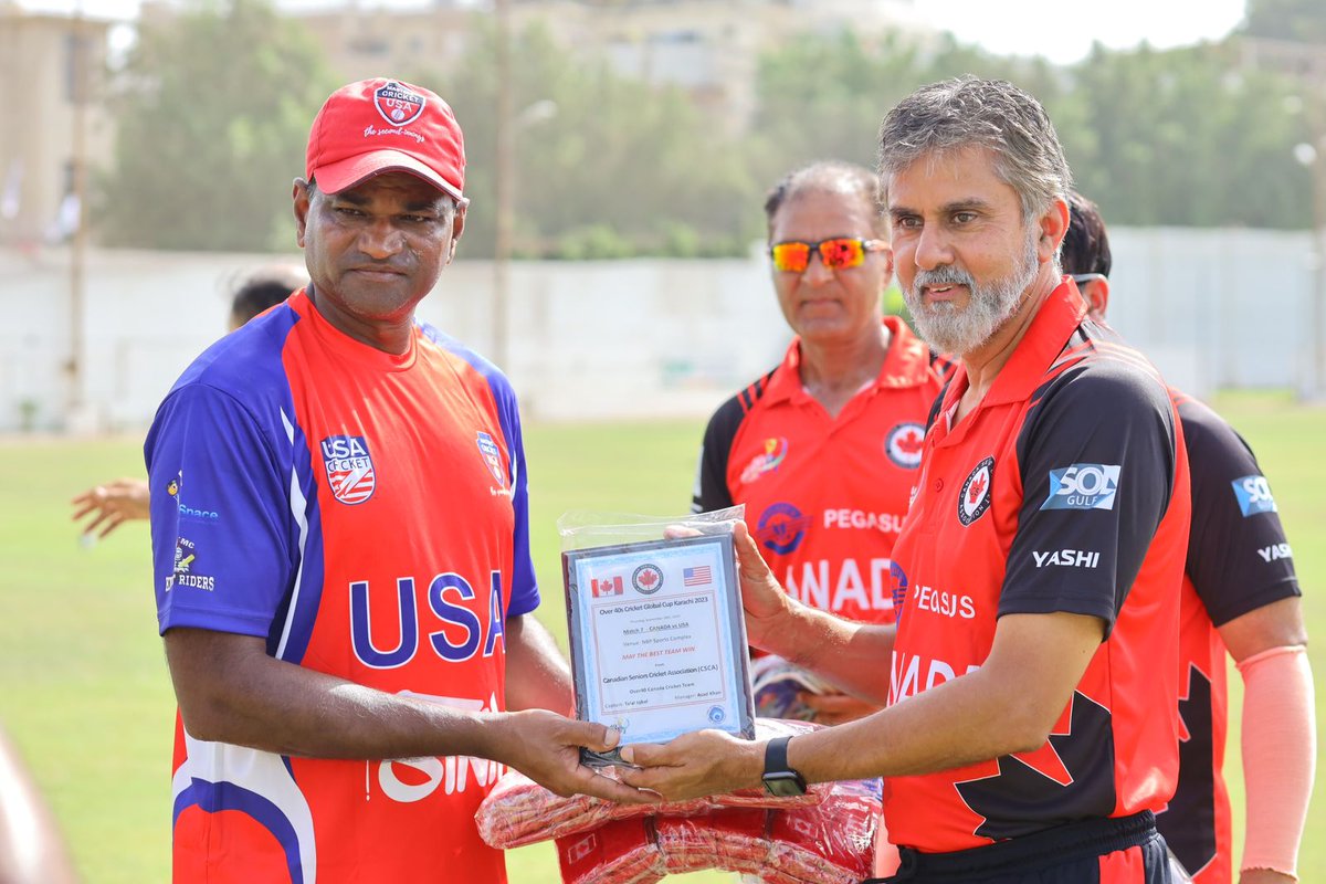 Canada calls the shots and chooses to set the pace against the USA! They're off to a steady start at 25/0 in 4 overs at the NBP Sports Complex. Will they build a strong innings or can the USA shake things up? Stay tuned for the showdown.

#canadavsusa #mcwglobalcup #over40s