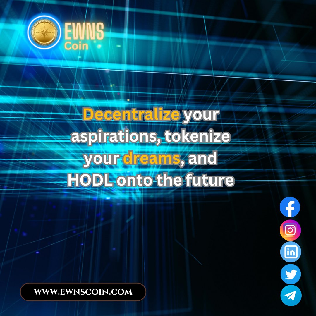 EWNSCoin's tweet photo. Learn More.......

Join us https://t.co/siGYWPhkYX

#follow #Cryptohack #financelearning https://t.co/uDeWi3SQvX