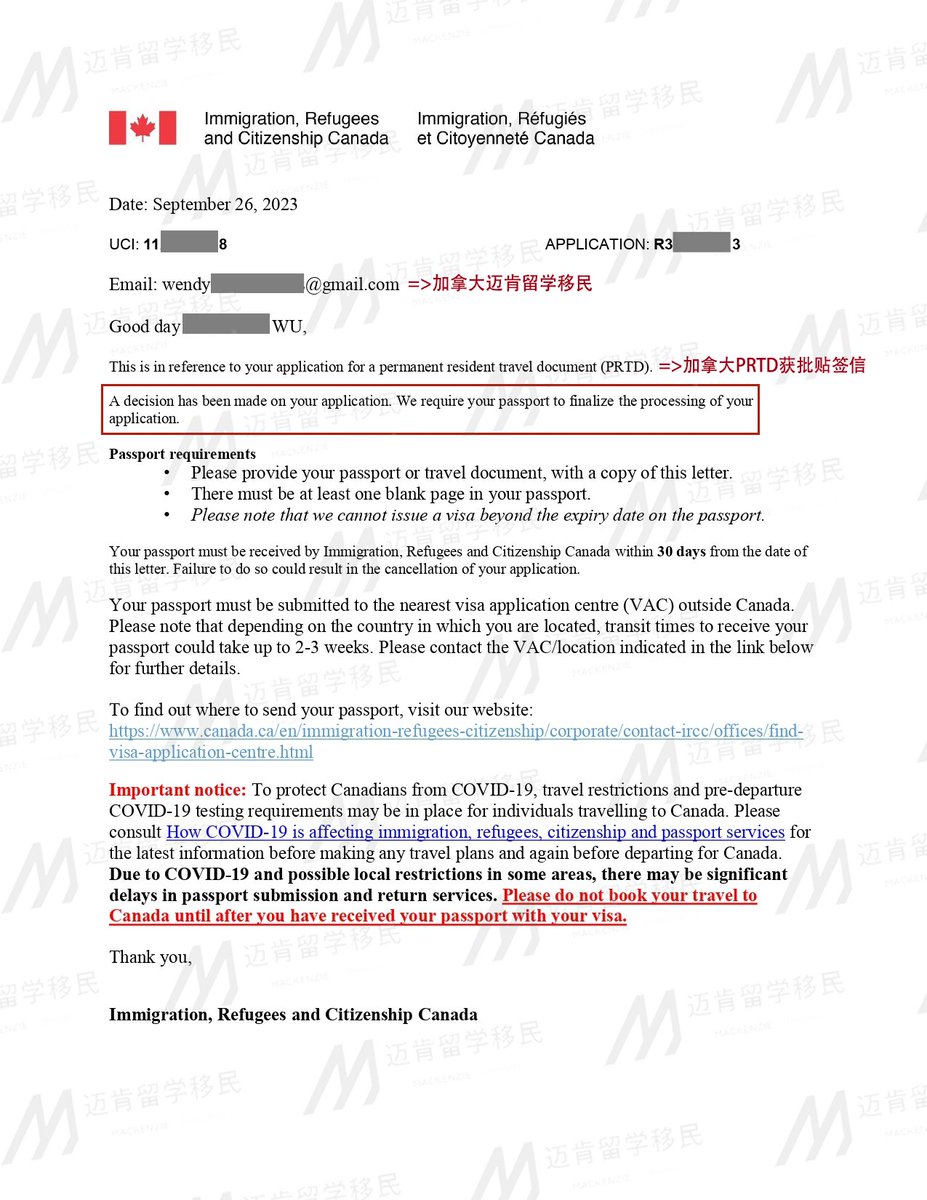 imm_mackenzie's tweet photo. Congratulations to our dear clients! 
SEPT.27,2023 Welcome to Canada! 
📷Blog and latest news https://t.co/KIZKa3eSzs
‐--‐------‐-----------------------
 #immigrationcanada #expressentry #visaca #permanentresident #workvisa #studyvisa #workpermit #immigrationconsultancy https://t.co/2yji3HQvUh