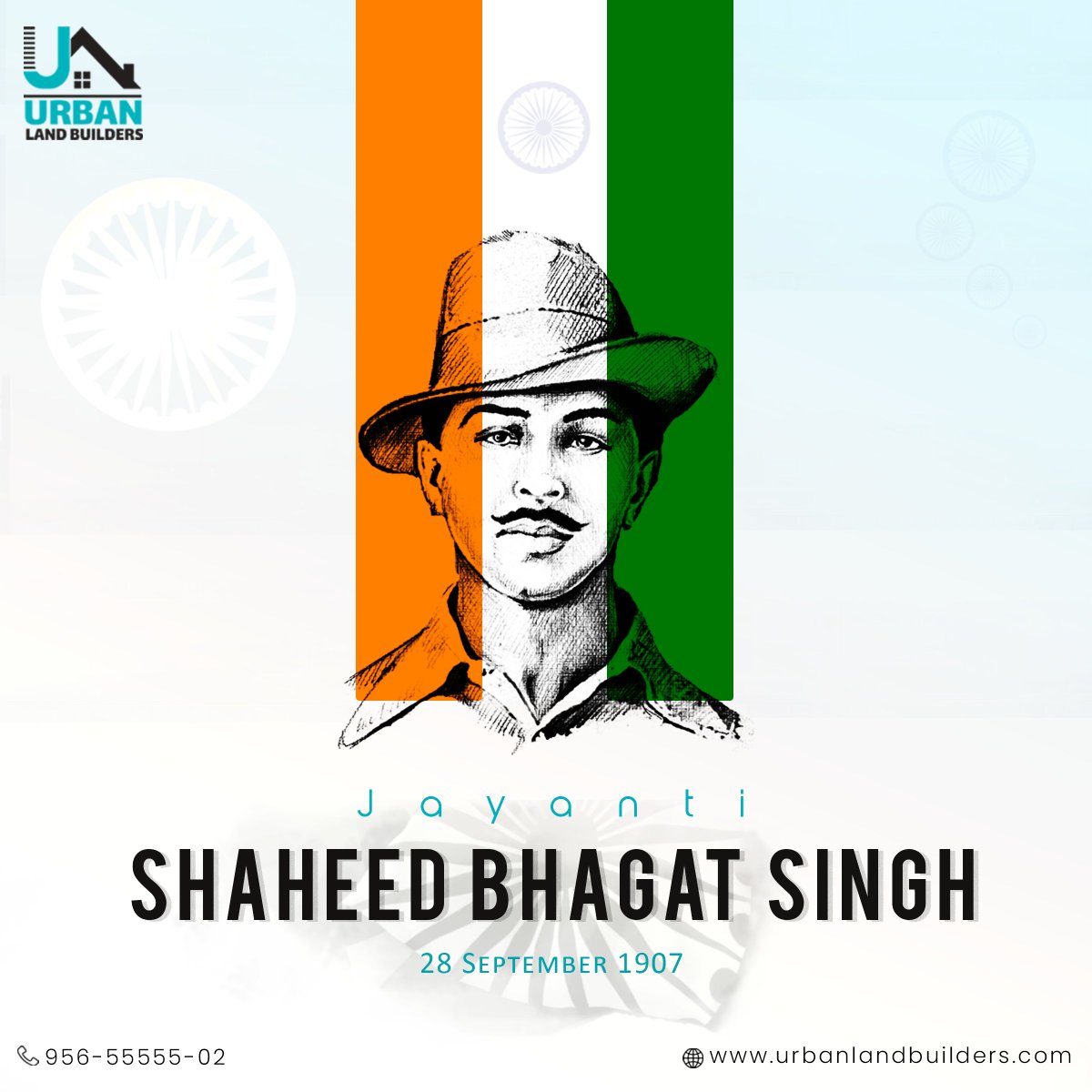 urbanbuilders99's tweet photo. “They may kill me, but they cannot kill my ideas. They can crush my body, but they will not be able to crush my spirit: BHAGAT SINGH"
A humble tribute to legendary freedom fighter, revolutionary &amp; great patriot Shaheed Bhagat Singh on his birth anniversary🙏

#bhagatsinghjayanti https://t.co/r6fgVsVhc2
