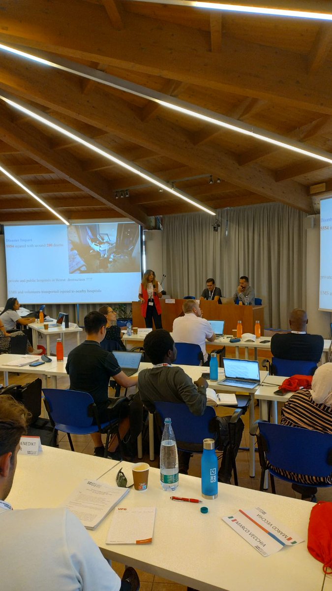 CRIMEDIM's tweet image. Day 3 of the #EMDM23 Residential Course was full of workshops: #Chemical #Incidents, #International #Response to #Disasters focusing on #earthquakes and #blasts.
The day ended with a speech titled “Time for #Wisdom of the Crowd”.
dismedmaster.com
@REGEDIM_VUB
@uniupo